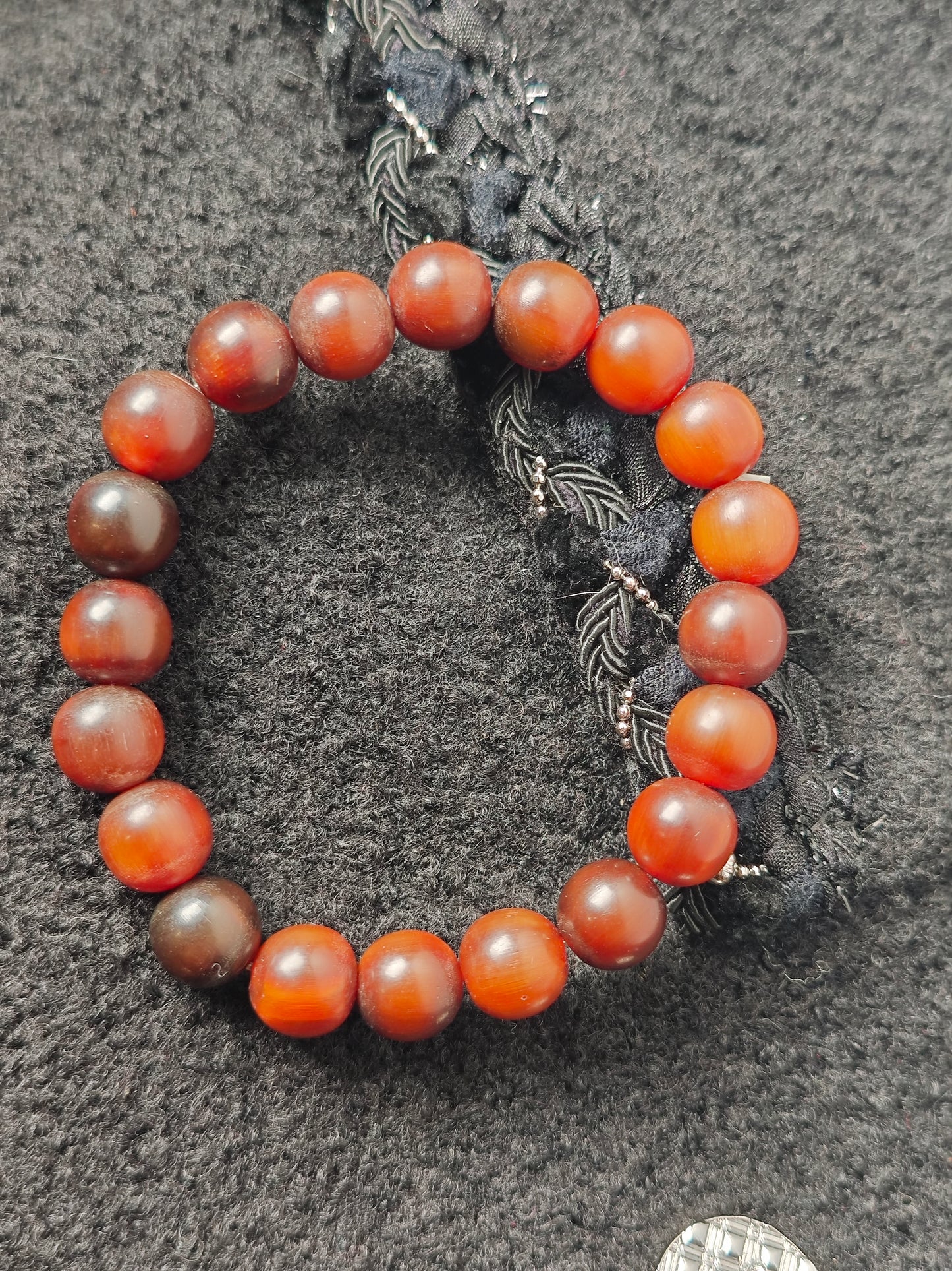 Black Donkey Hoof Bone Bracelet: Talismanic Evil-Warding with Ancient Aura