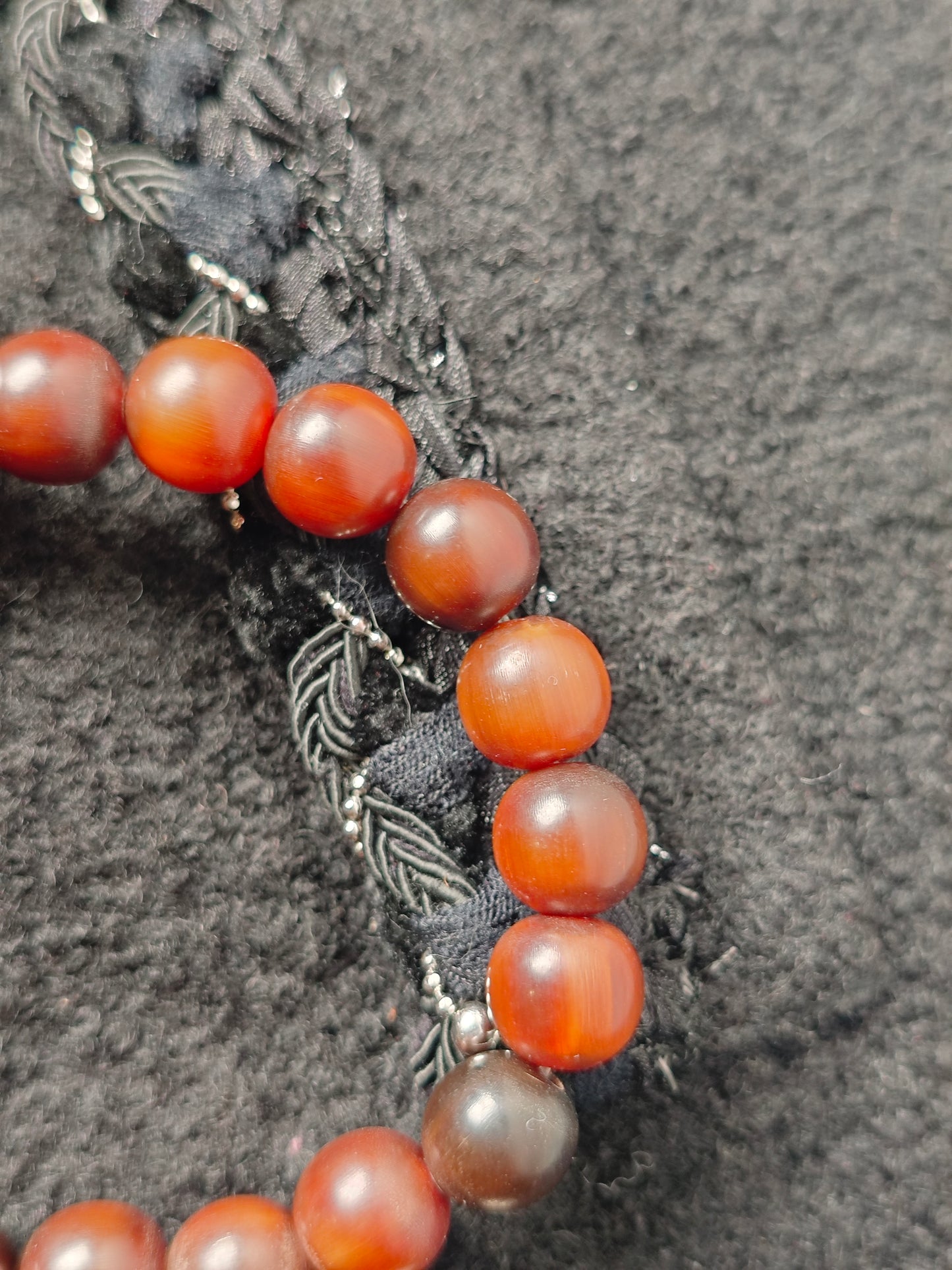 Black Donkey Hoof Bone Bracelet: Talismanic Evil-Warding with Ancient Aura