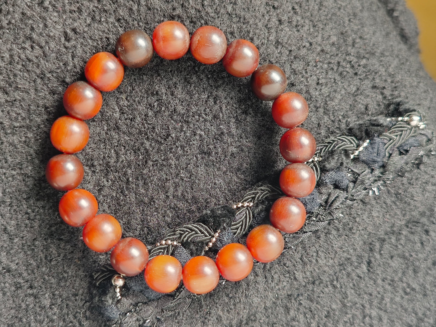 Black Donkey Hoof Bone Bracelet: Talismanic Evil-Warding with Ancient Aura