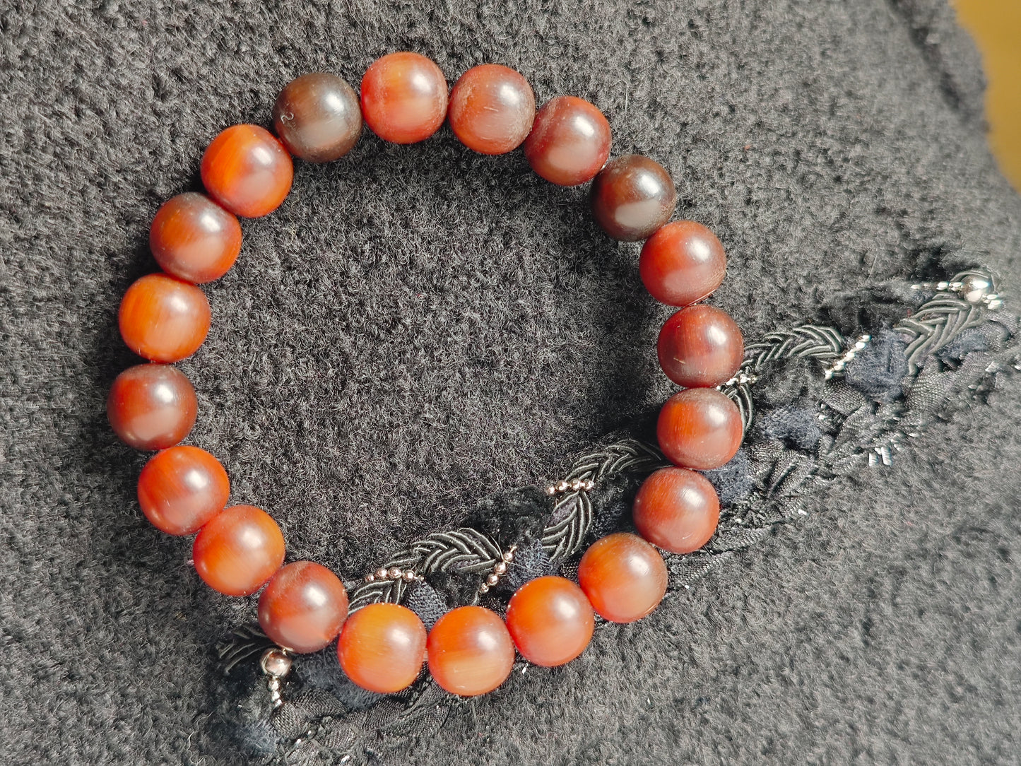 Black Donkey Hoof Bone Bracelet: Talismanic Evil-Warding with Ancient Aura