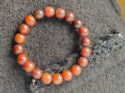 Black Donkey Hoof Bone Bracelet: Talismanic Evil-Warding with Ancient Aura