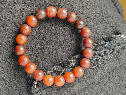 Black Donkey Hoof Bone Bracelet: Talismanic Evil-Warding with Ancient Aura